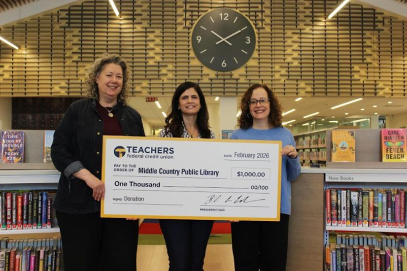 Pictured from left, MCPL Coordinator of Adult Programs Elizabeth Malafi; Library Director Sophia Serlis-McPhillips; and Assistant Director for Youth Services Tracy LaStella.